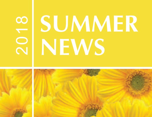 Summer Newsletter 2018